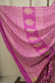 Pink HBP Cotton Saree - SRPCS3627