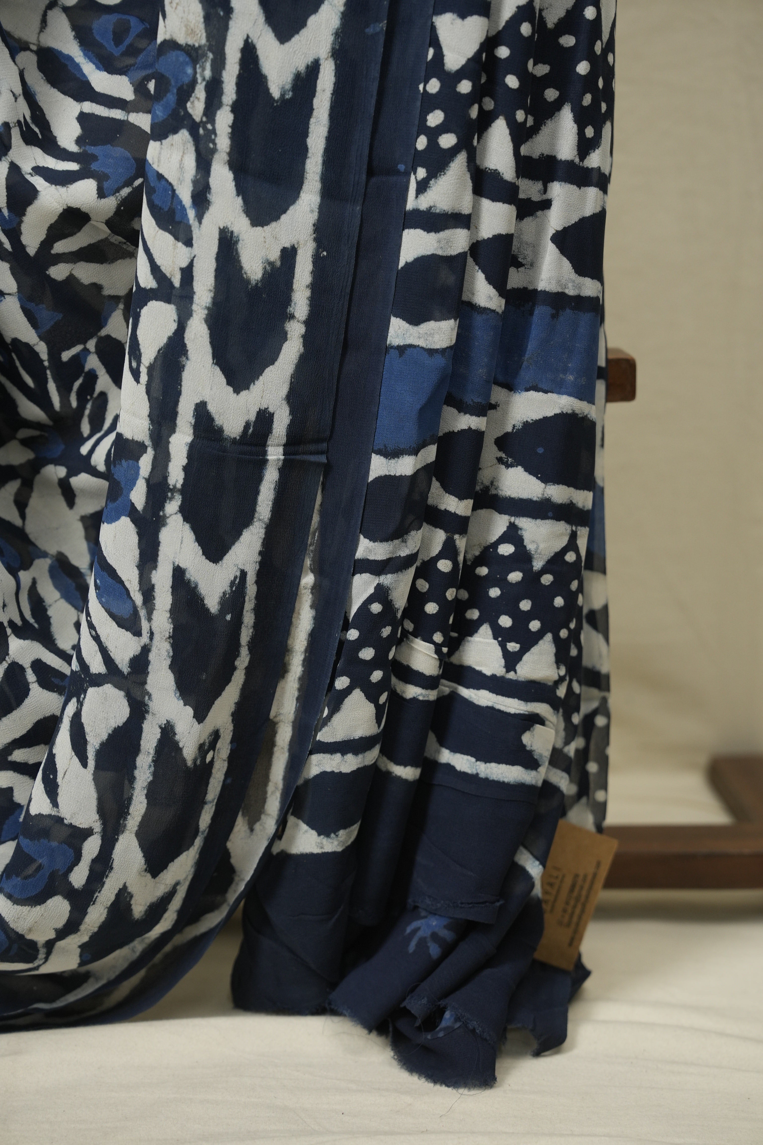 Indigo HBP Georgette Saree - SRIHGS72