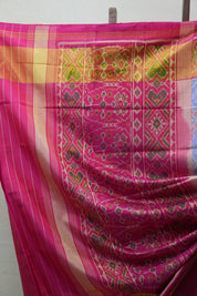 Blue Rajkot Patola Silk Saree - SRBRPSS457