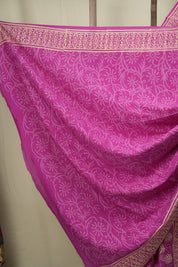 Pink HBP Cotton Saree - SRPCS3627