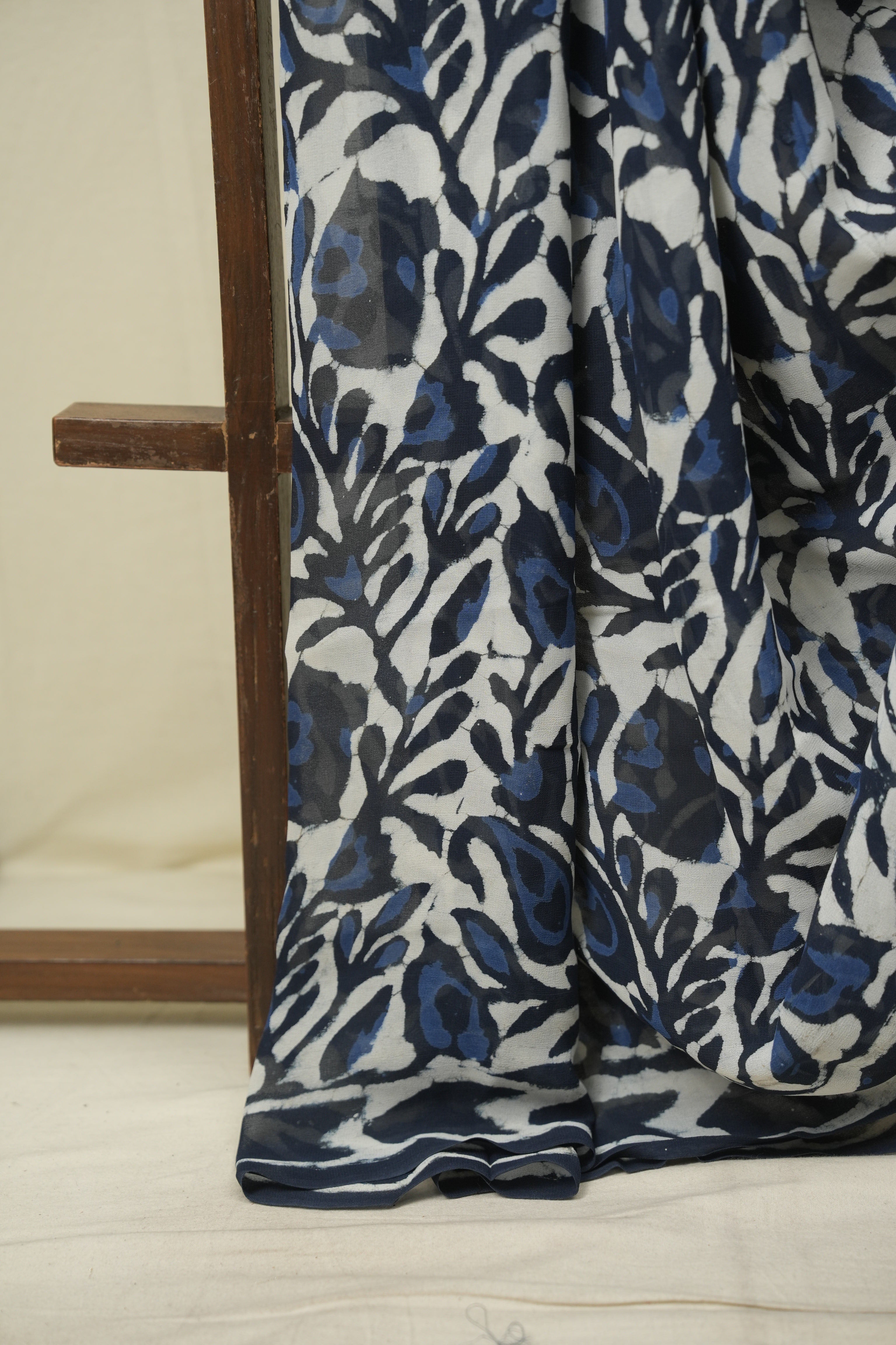Indigo HBP Georgette Saree - SRIHGS72