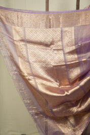 Lilac Tissue Banarasi Silk Saree - SRLTBSS99