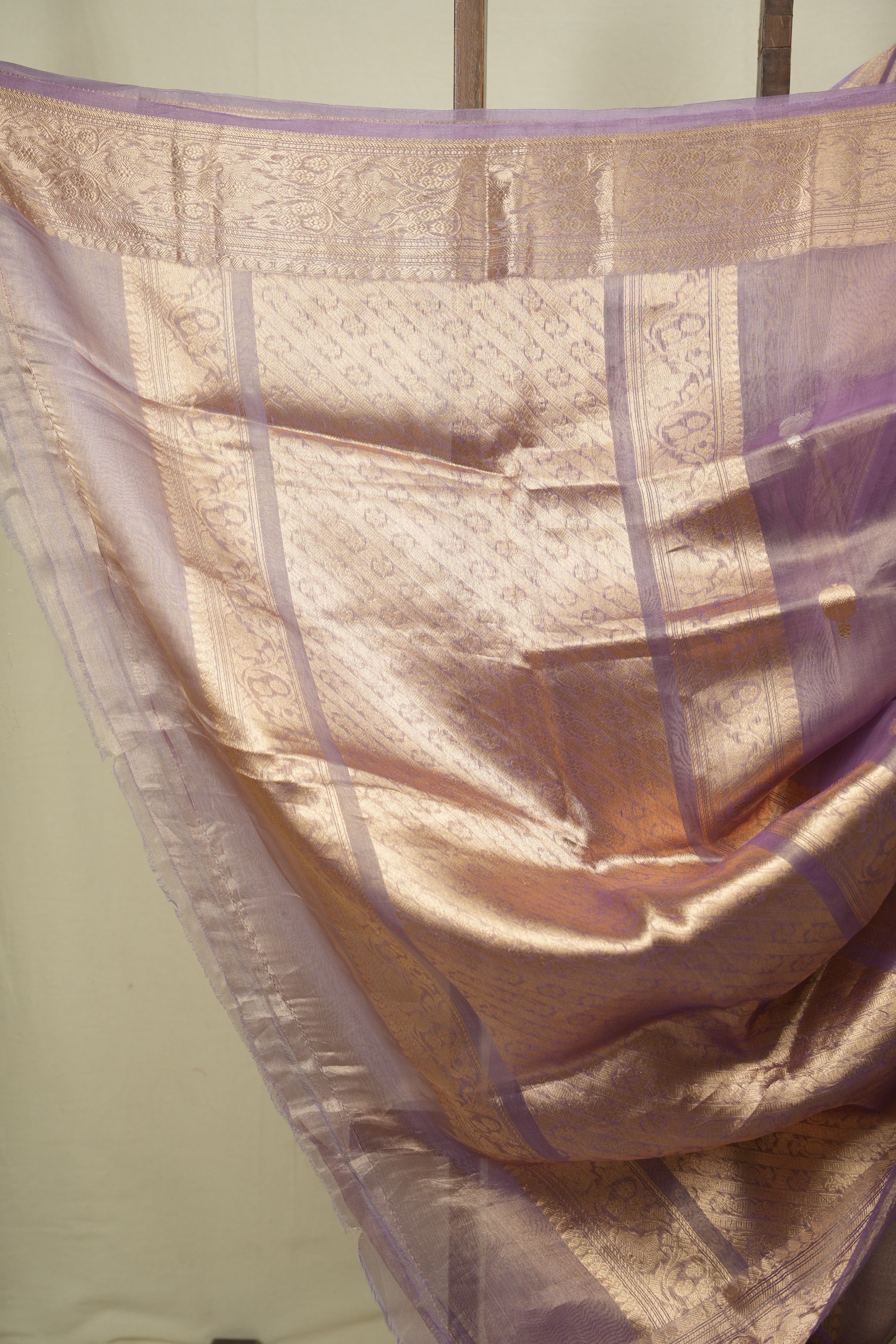 Lilac Tissue Banarasi Silk Saree - SRLTBSS99