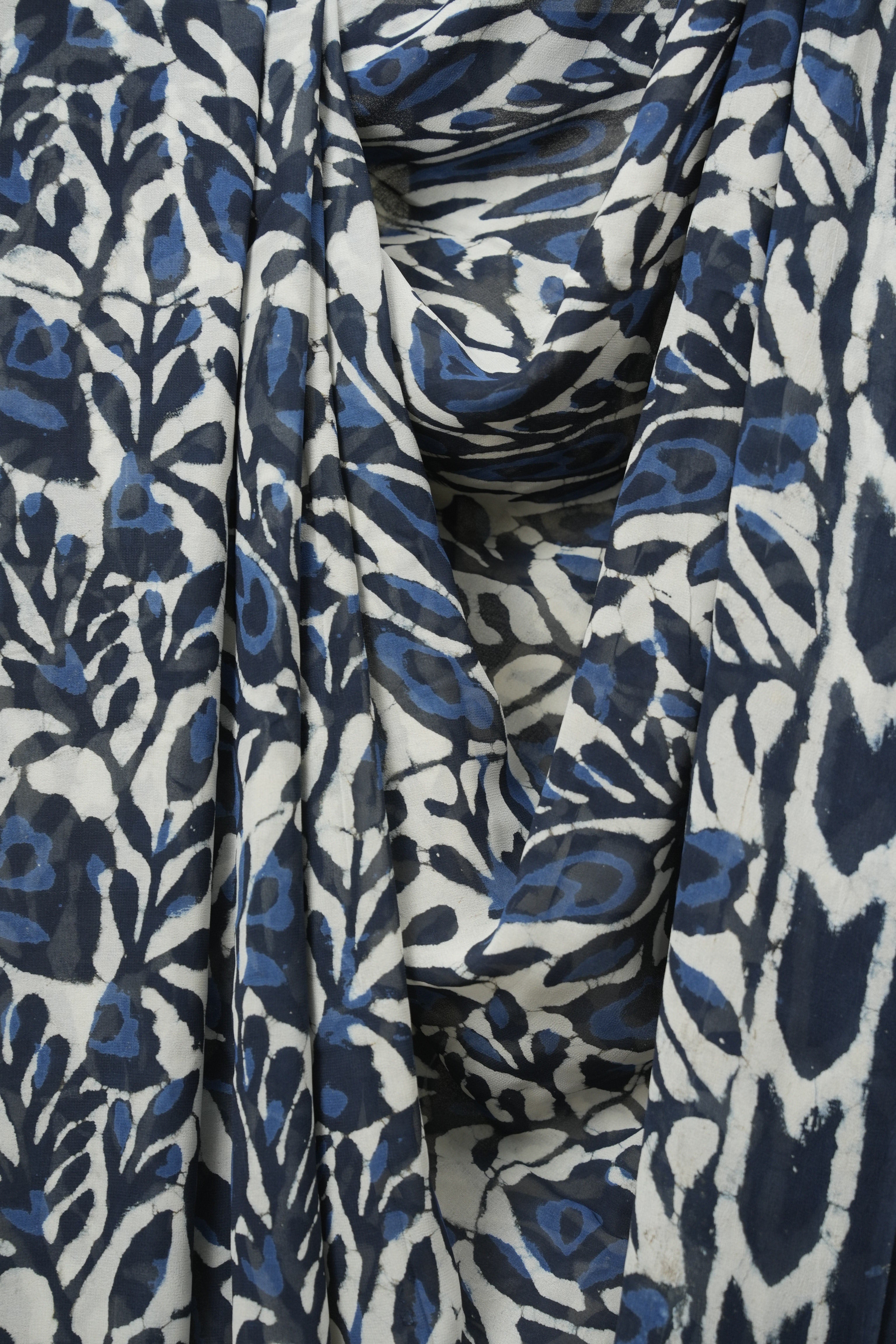 Indigo HBP Georgette Saree - SRIHGS72