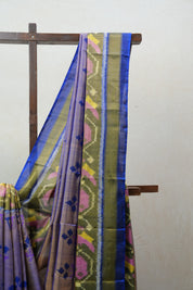 Two Tone Brown Rajkot Patola Silk Saree - SRTTBRPSS455