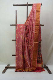Red Rajkot Patola Silk Saree - SRRRPSS459