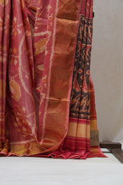 Red Rajkot Patola Silk Saree - SRRRPSS459