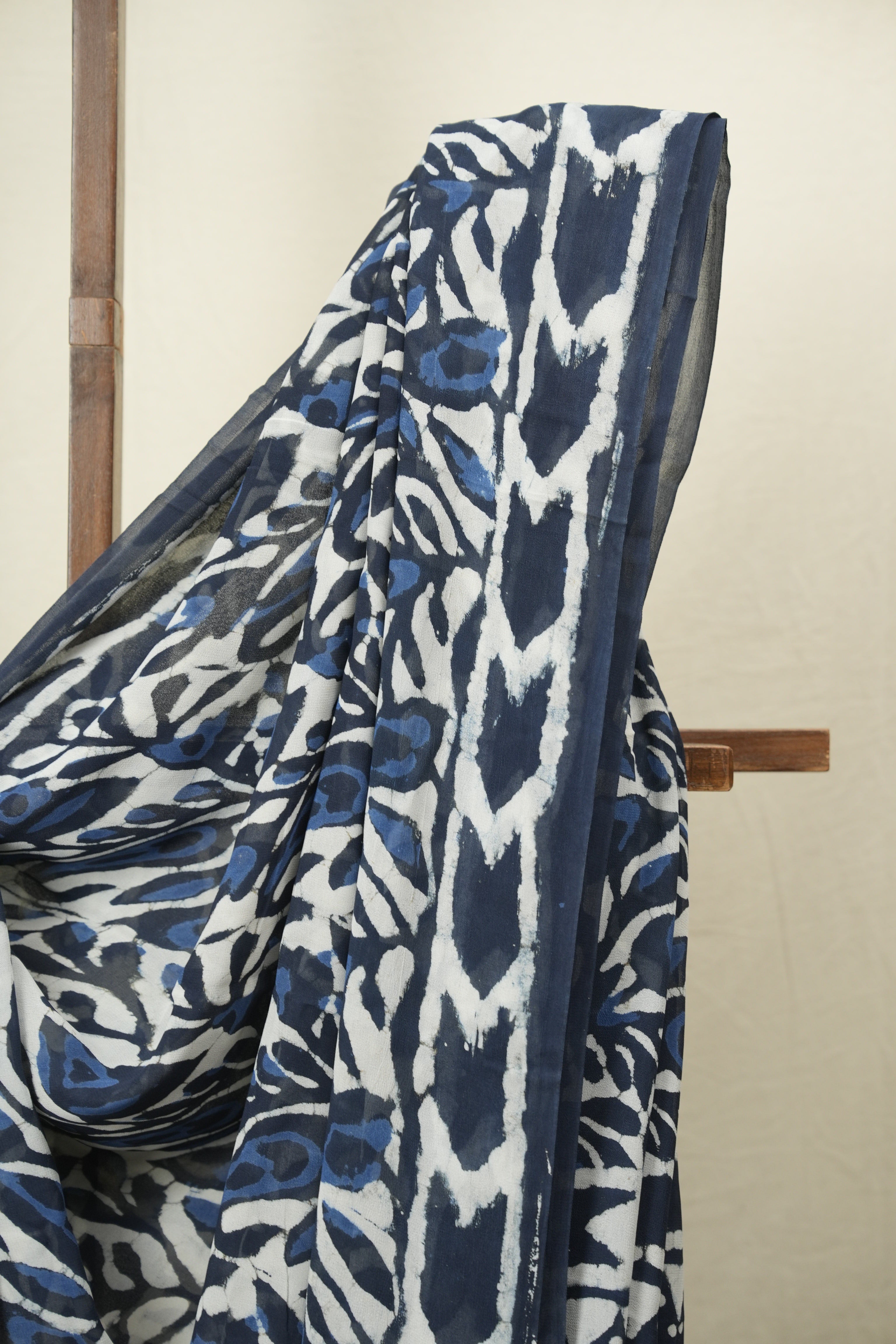 Indigo HBP Georgette Saree - SRIHGS72