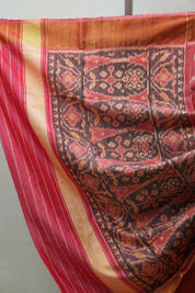 Red Rajkot Patola Silk Saree - SRRRPSS459