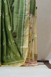 Green Rajkot Patola Silk Saree - SRGRPSS458
