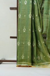 Green Rajkot Patola Silk Saree - SRGRPSS458