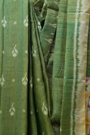 Green Rajkot Patola Silk Saree - SRGRPSS458