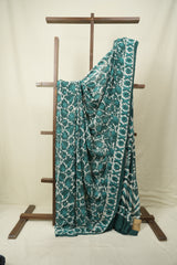 Green HBP Georgette Saree - SRGHGS74