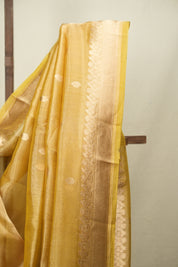 Yellow Tissue Banarasi Silk Saree - SRYBTSS117
