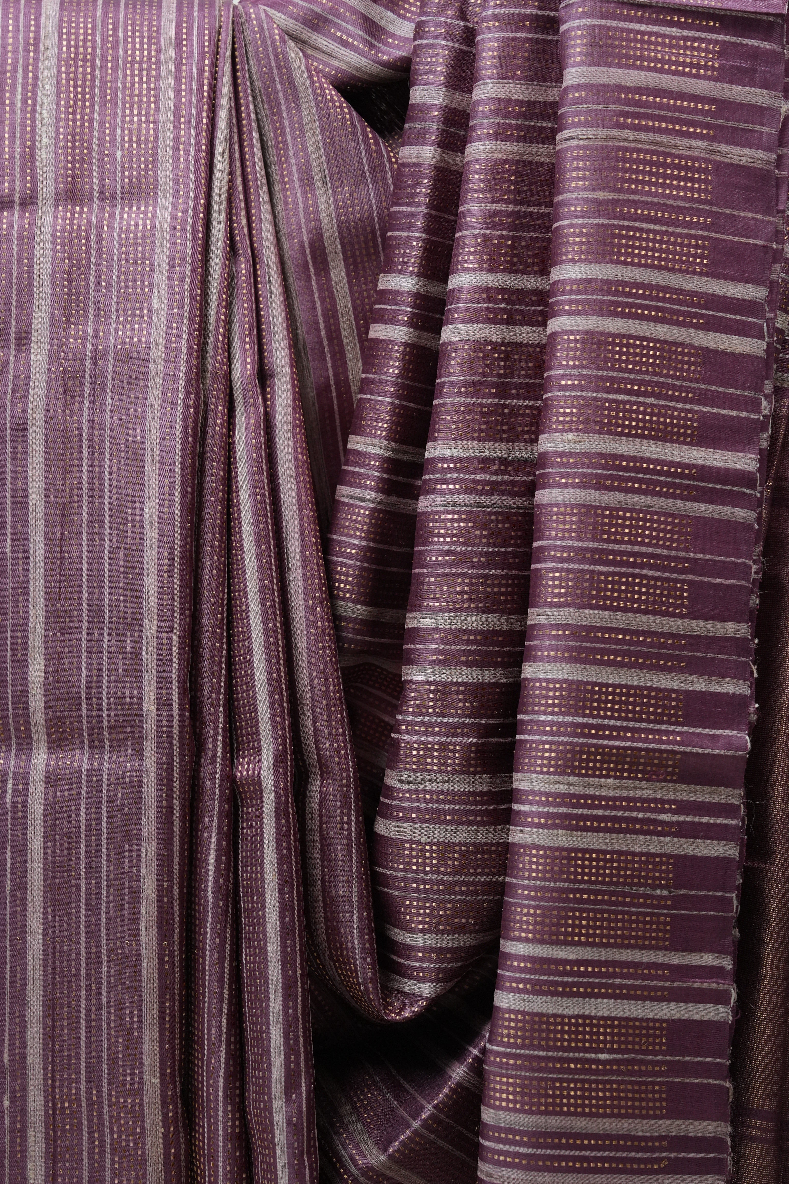 Dark Magenta Tussar Silk Saree - SRDMTSS1487