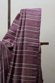 Dark Magenta Tussar Silk Saree - SRDMTSS1487