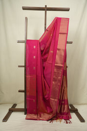 Two Tone Pink Maheshwari Saree - SRTTPMS1320