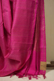 Pink Raw Silk Saree - SRPRSS1032