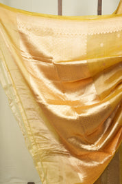 Yellow Tissue Banarasi Silk Saree - SRYBTSS117