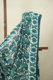 Green HBP Georgette Saree - SRGHGS74