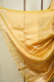Yellow Tissue Banarasi Silk Saree - SRYBTSS117