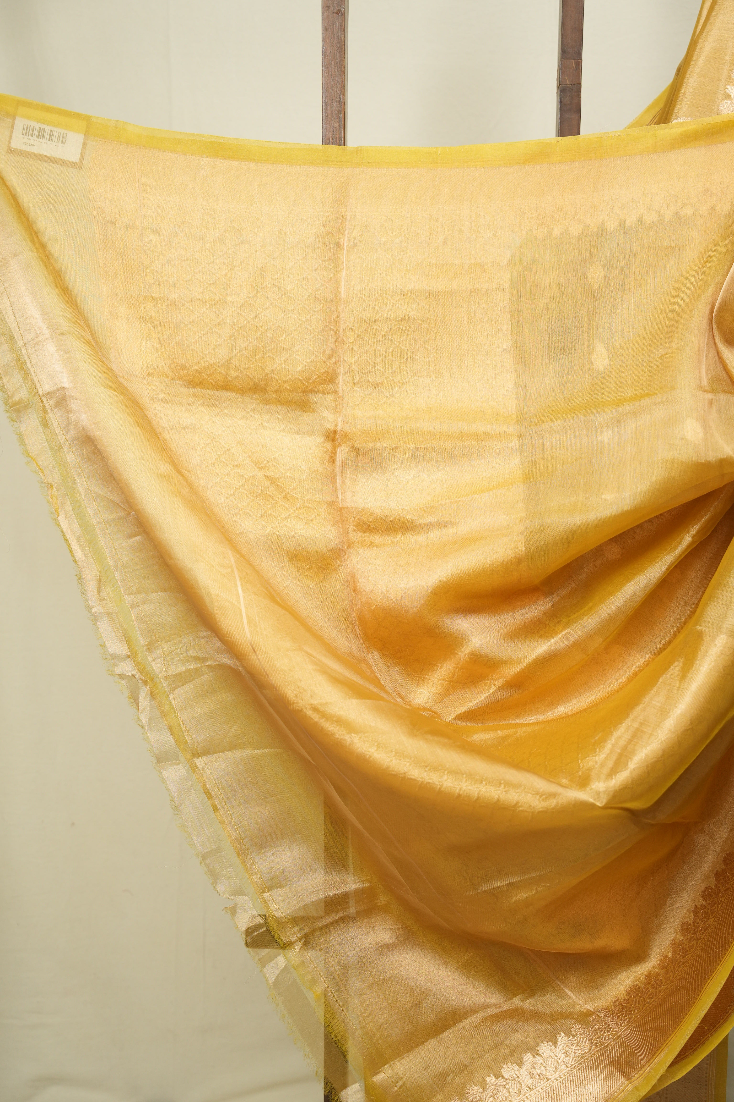Yellow Tissue Banarasi Silk Saree - SRYBTSS117