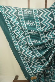 Green HBP Georgette Saree - SRGHGS74