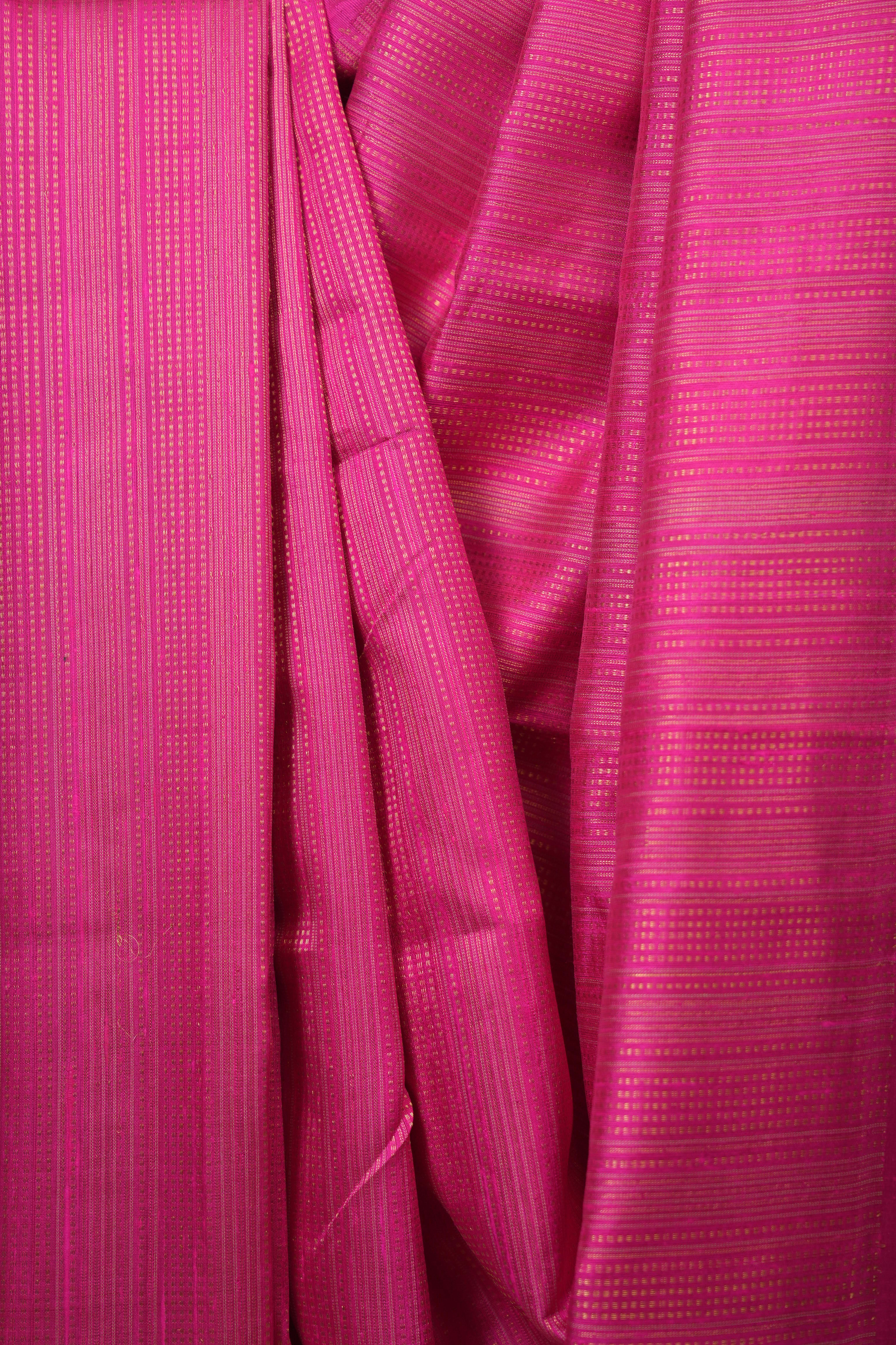 Pink Raw Silk Saree - SRPRSS1032