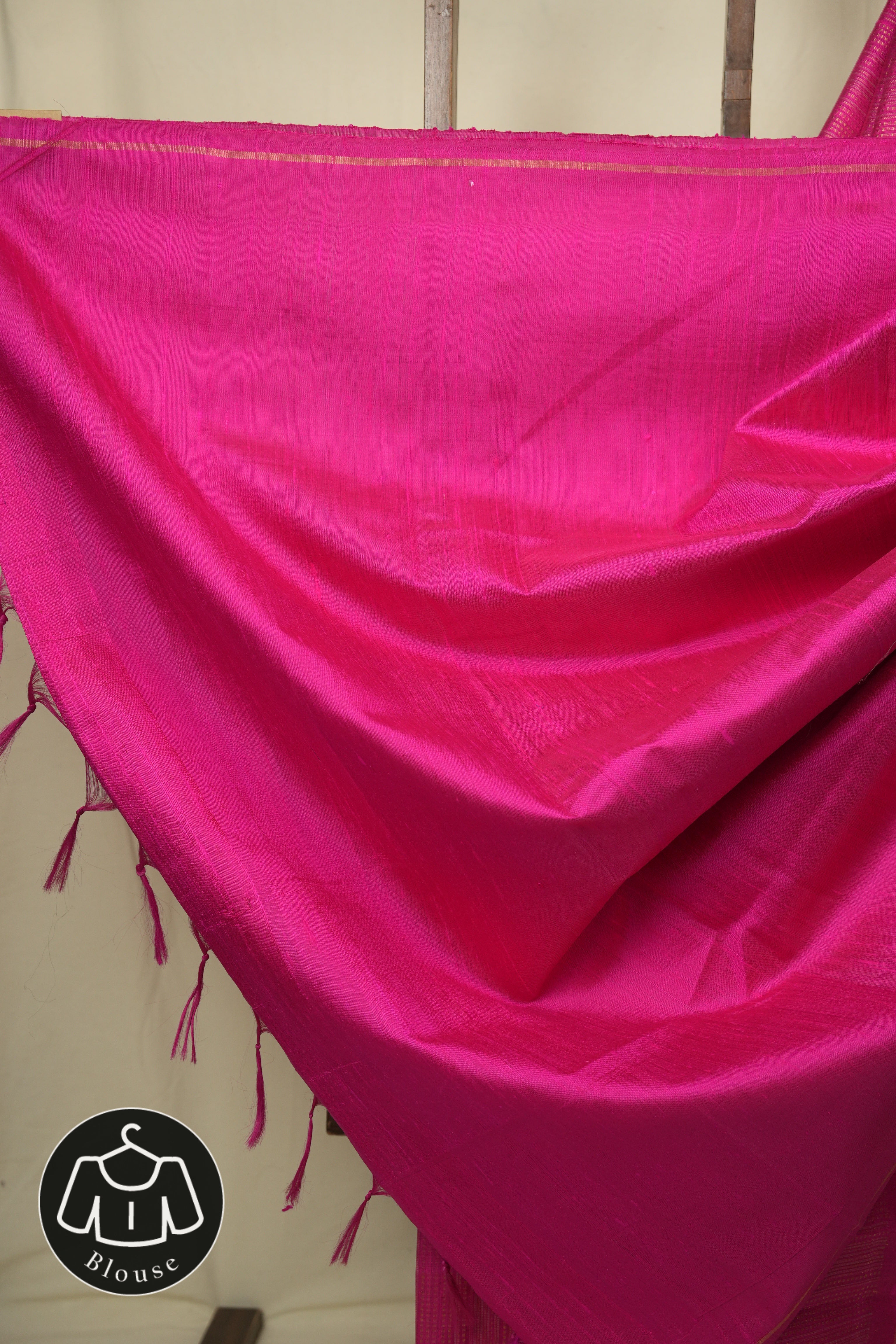 Pink Raw Silk Saree - SRPRSS1032