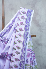Lilac HBP Cotton Saree - SRLCS1928
