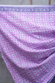 Lilac HBP Cotton Saree - SRLCS1928