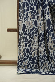Blue HBP Georgette Saree - SRBHGS75