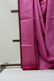 Pink Tussar Silk Saree - SRPTSS1484