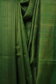 Green Raw Silk Saree - SRGRSS1036