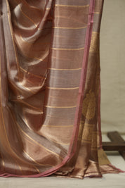 Brown Tissue Banarasi Silk Saree - SRBTBSS102