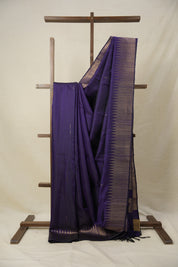 Purple Raw Silk Saree - SRPRSS935