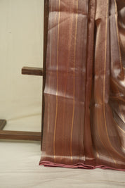 Brown Tissue Banarasi Silk Saree - SRBTBSS102