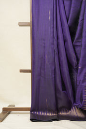 Purple Raw Silk Saree - SRPRSS935