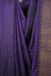 Purple Raw Silk Saree - SRPRSS935