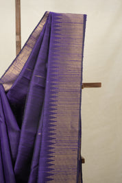 Purple Raw Silk Saree - SRPRSS935