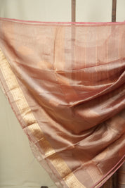 Brown Tissue Banarasi Silk Saree - SRBTBSS102