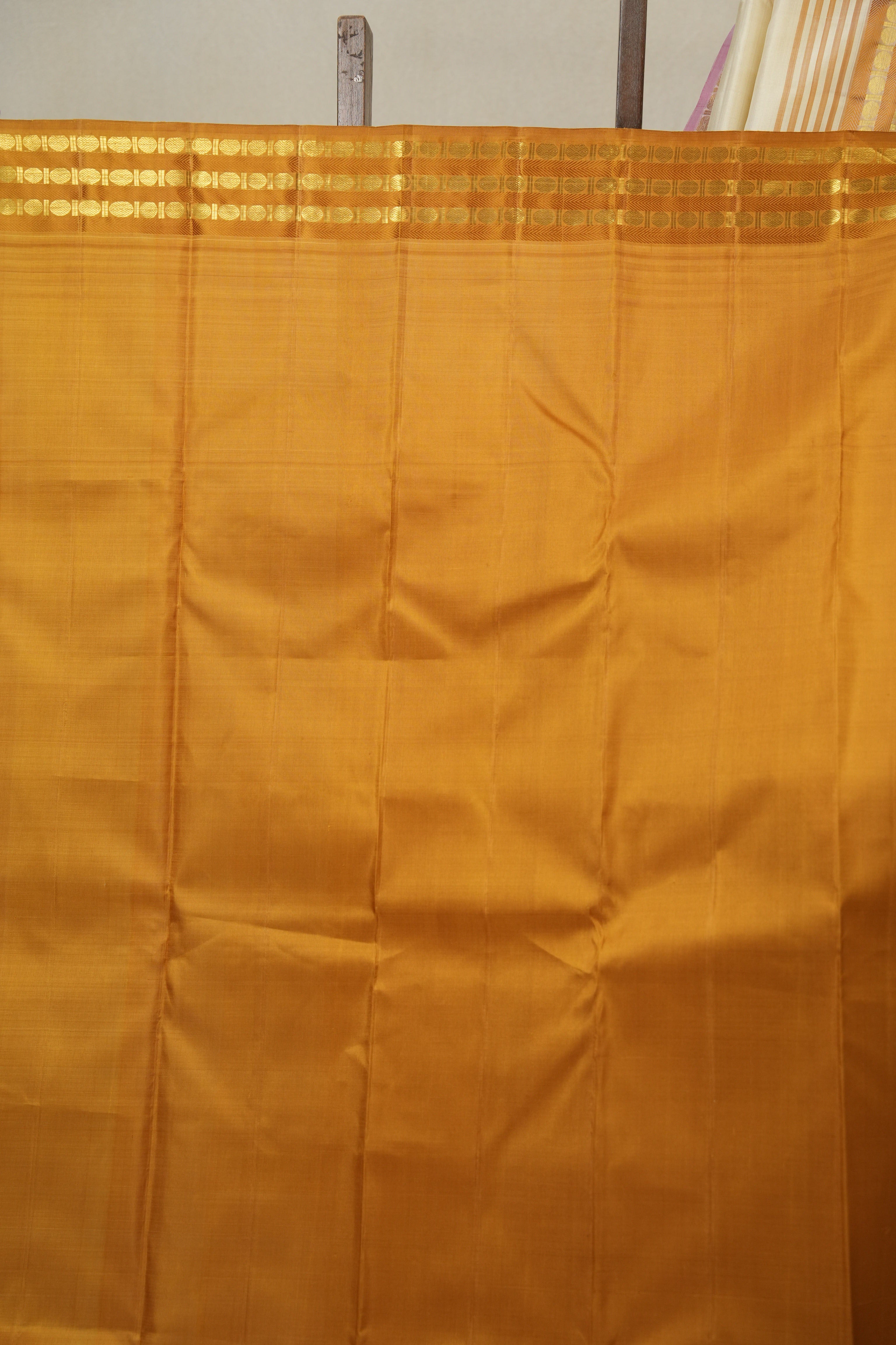 Cream Kanjivaram Silk Saree - SRCKSS1062