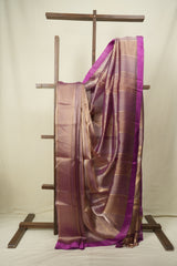 Dual Tone Purple Tissue Banarasi Silk Saree - SRDTPTBSS105