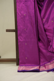 Magenta Silk Paithani Saree - SRMSPS791
