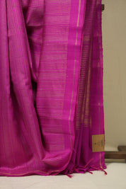 Pink Raw Silk Saree - SRPRSS1037