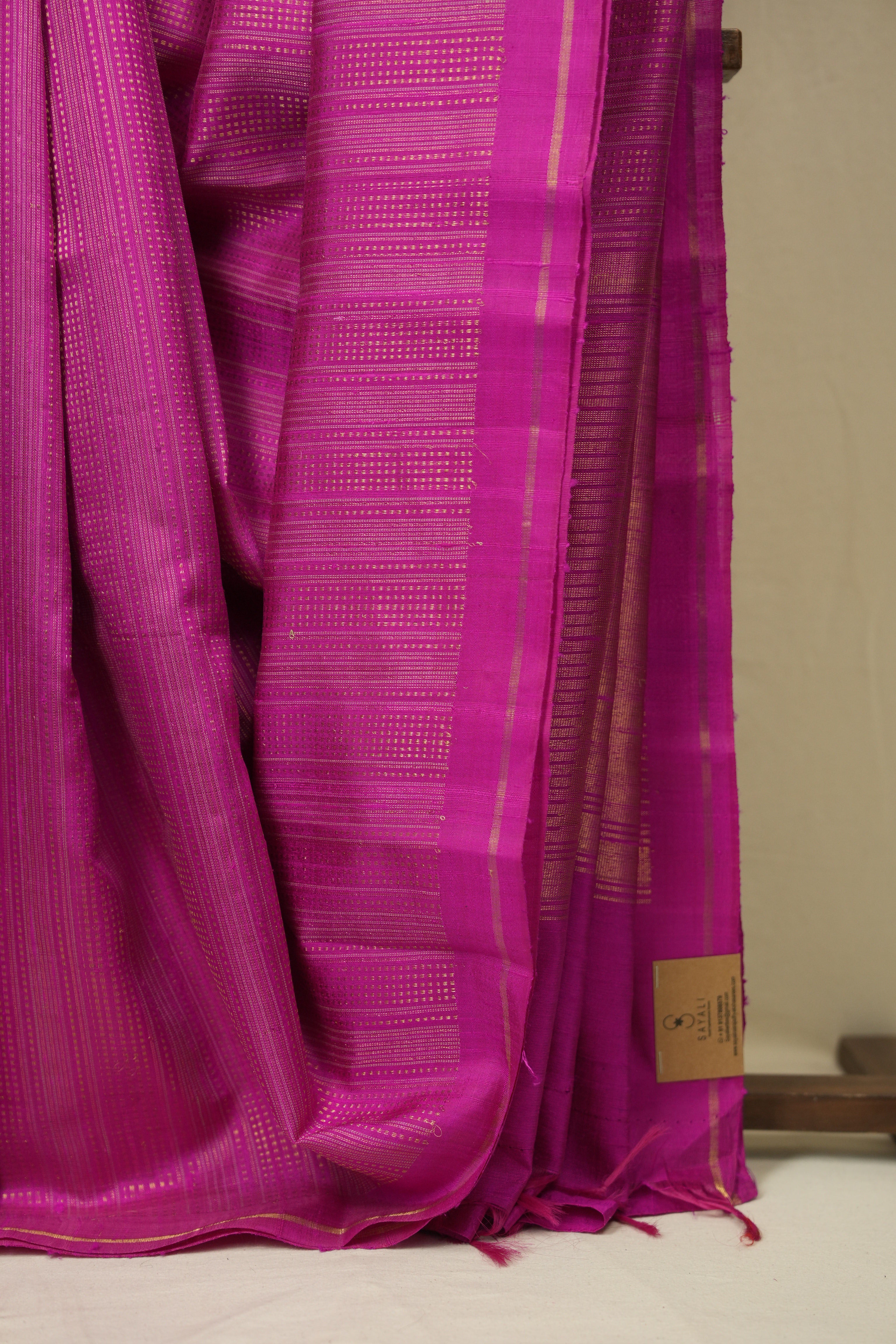 Pink Raw Silk Saree - SRPRSS1037