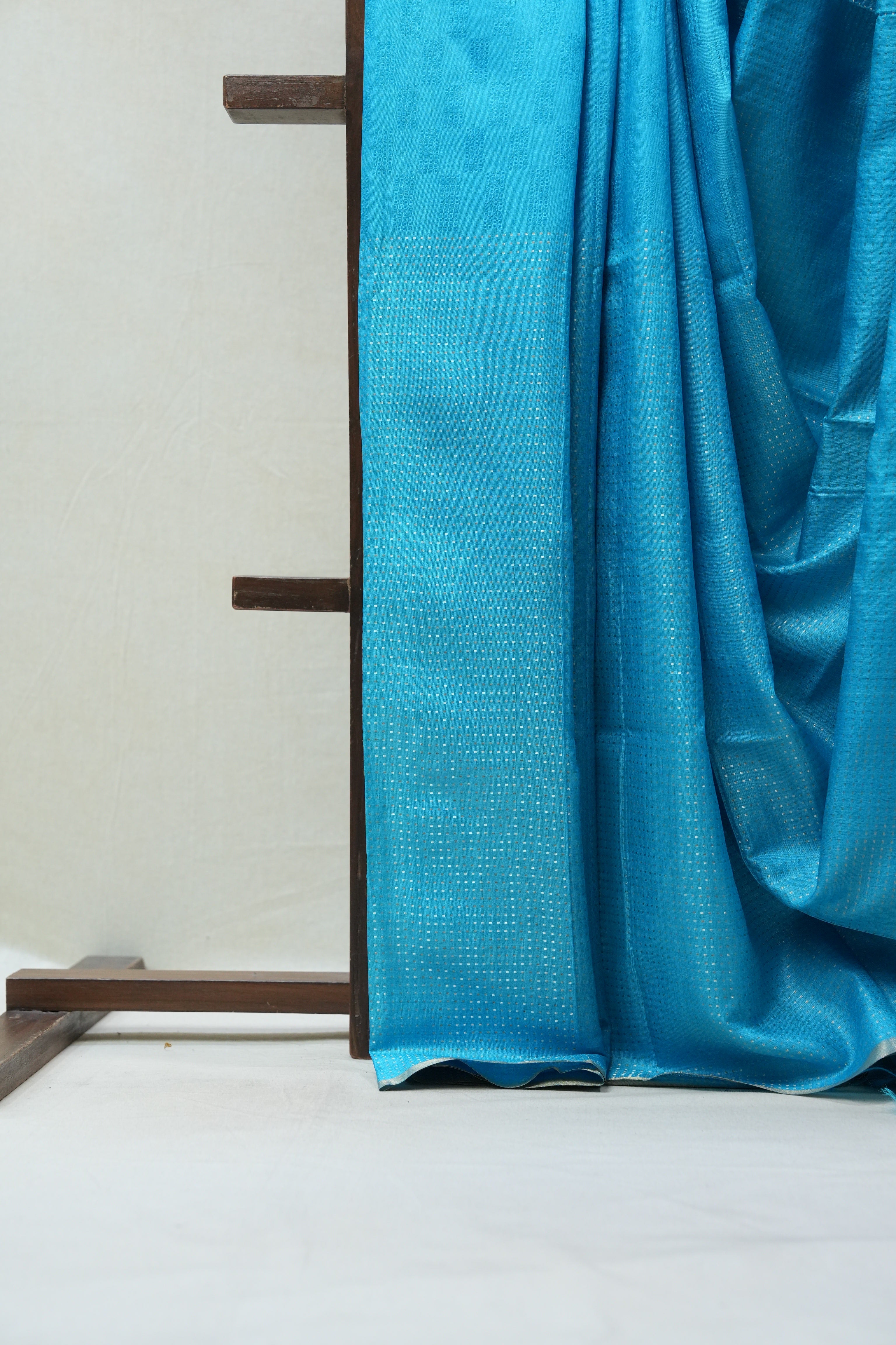 Sky Blue Tussar Silk Saree - SRSBTSS1472