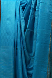 Sky Blue Tussar Silk Saree - SRSBTSS1472