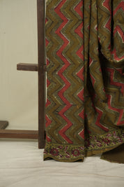 Mahendi HBP Cotton Saree - SRMCS3625