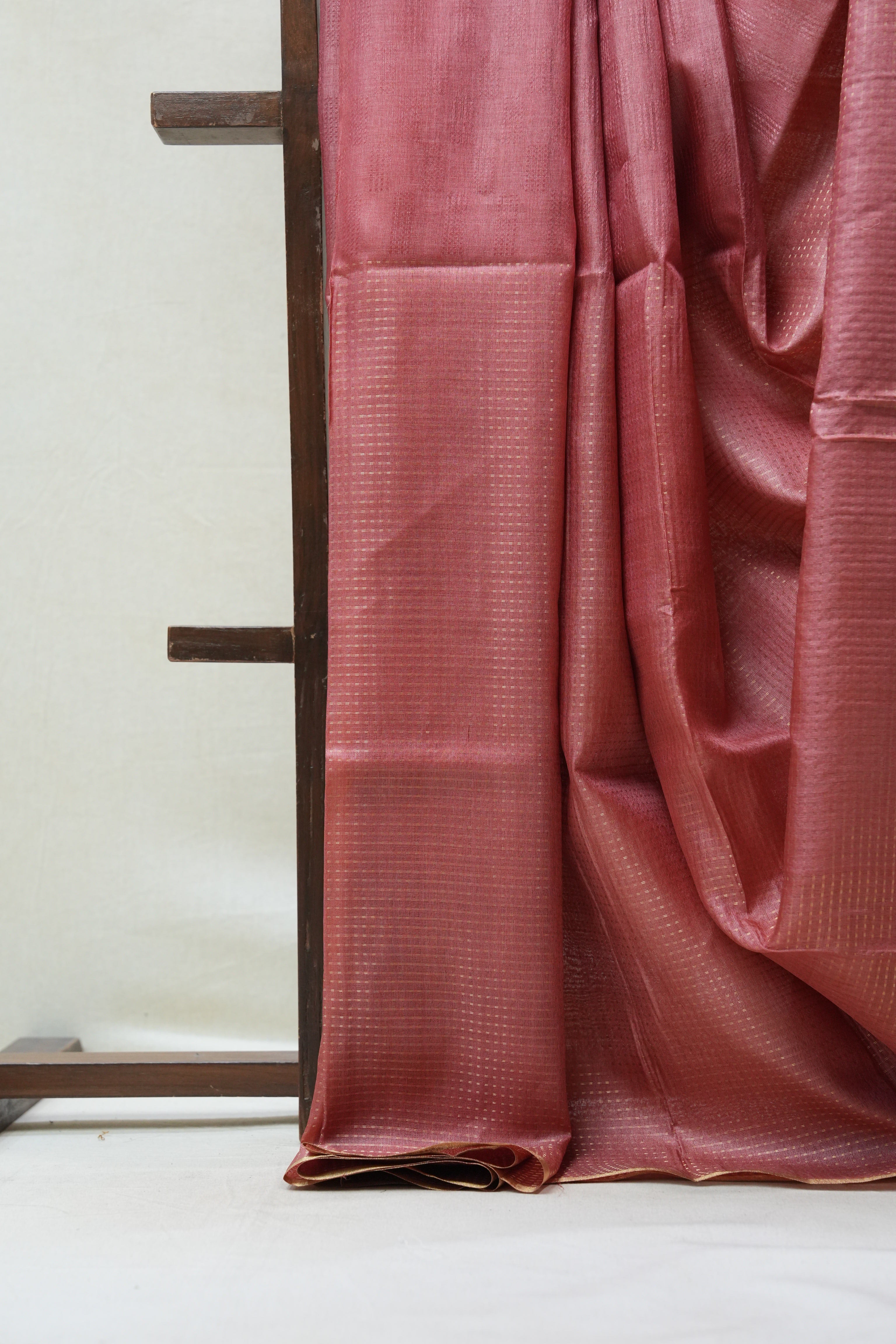 Pink Tussar Silk Saree - SRPTSS1452